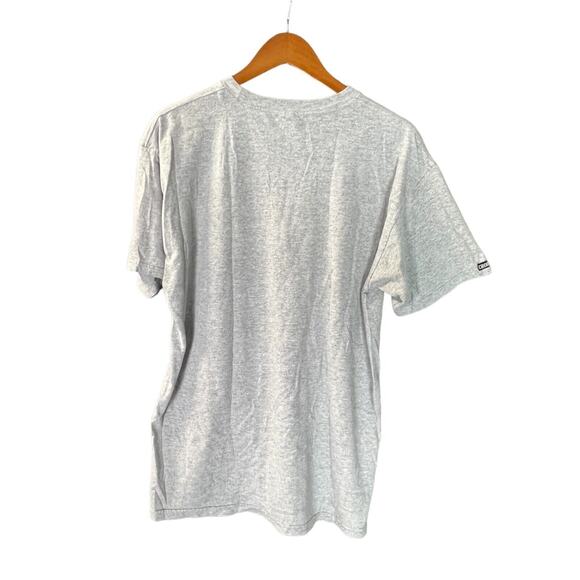 Men's CROOKS & CASTLES Logo Graphic T-shirt, Sz LARGE GRAY W/SLEEVE TAG - Picture 4 of 4